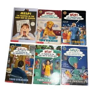 Lot of 6 Help! I’m Trapped In Body Books Todd Strasser Series Apple Paperbacks